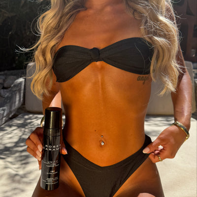 tanning foam, fake tan, unisex tanning foam, deep brown fake tan, fake tan guy