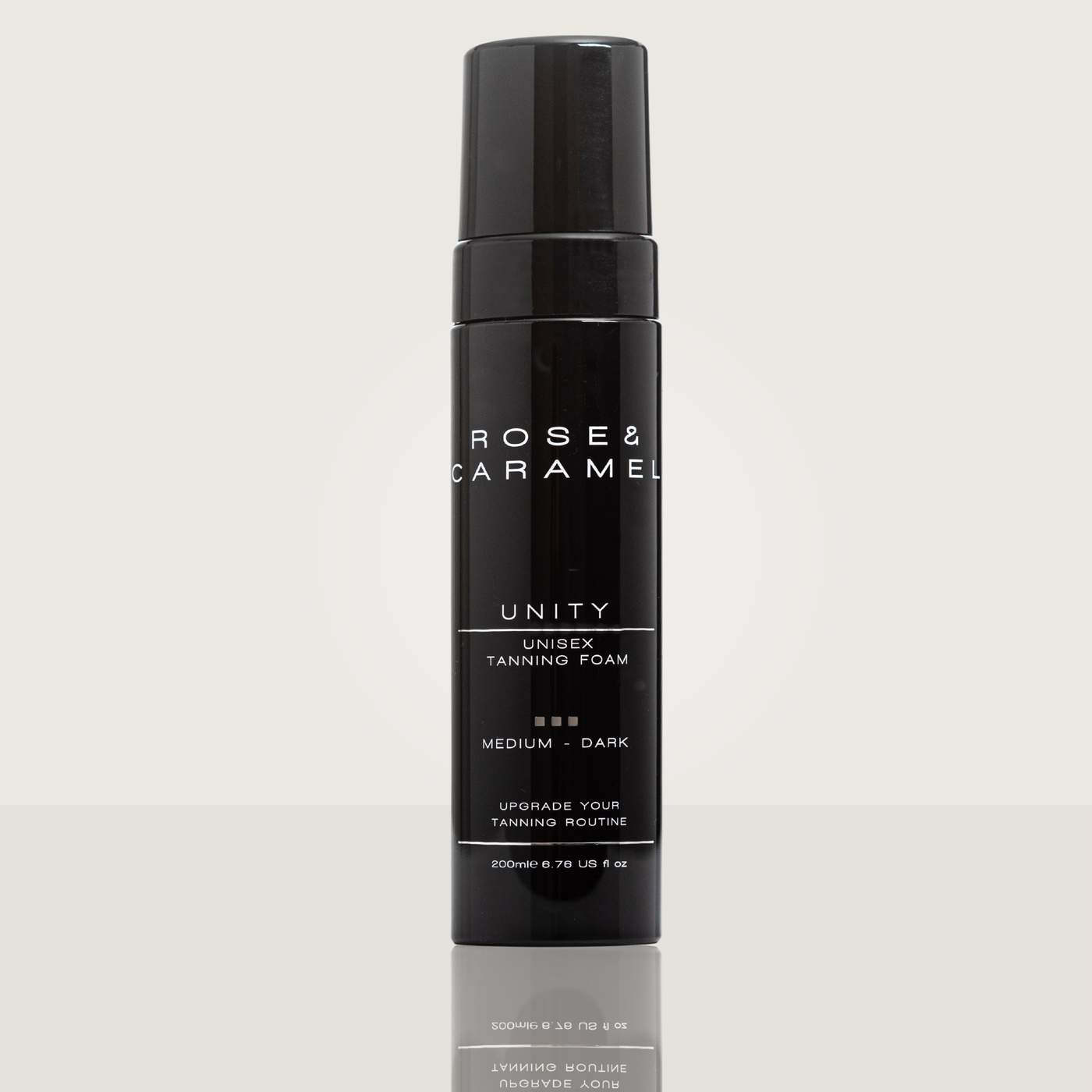tanning foam, fake tan, unisex tanning foam, deep brown fake tan, fake tan guy